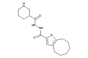 N'-(4,5,6,7,8,9-hexahydrocycloocta[b]thiophene-2-carbonyl)nipecotohydrazide