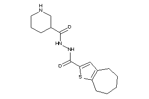 N'-(5,6,7,8-tetrahydro-4H-cyclohepta[b]thiophene-2-carbonyl)nipecotohydrazide