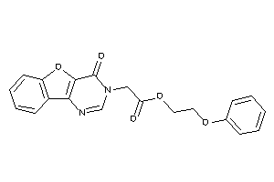 2-(4-ketobenzofuro[3,2-d]pyrimidin-3-yl)acetic Acid 2-phenoxyethyl Ester