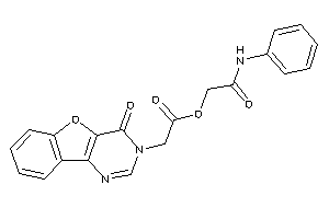 2-(4-ketobenzofuro[3,2-d]pyrimidin-3-yl)acetic Acid (2-anilino-2-keto-ethyl) Ester