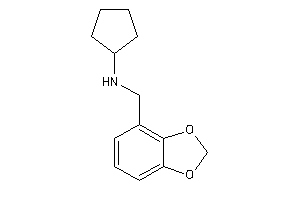 1,3-benzodioxol-4-ylmethyl(cyclopentyl)amine