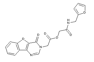 2-(4-ketobenzofuro[3,2-d]pyrimidin-3-yl)acetic Acid [2-(2-furfurylamino)-2-keto-ethyl] Ester