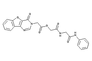 2-(4-ketobenzofuro[3,2-d]pyrimidin-3-yl)acetic Acid [2-[(2-anilino-2-keto-ethyl)amino]-2-keto-ethyl] Ester