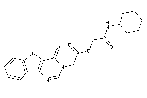 2-(4-ketobenzofuro[3,2-d]pyrimidin-3-yl)acetic Acid [2-(cyclohexylamino)-2-keto-ethyl] Ester