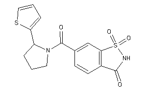 1,1-diketo-6-[2-(2-thienyl)pyrrolidine-1-carbonyl]-1,2-benzothiazol-3-one