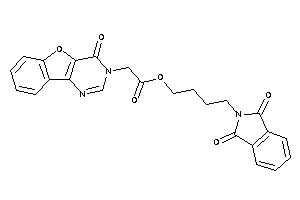 2-(4-ketobenzofuro[3,2-d]pyrimidin-3-yl)acetic Acid 4-phthalimidobutyl Ester