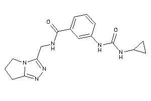 3-(cyclopropylcarbamoylamino)-N-(6,7-dihydro-5H-pyrrolo[2,1-c][1,2,4]triazol-3-ylmethyl)benzamide