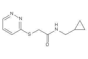 N-(cyclopropylmethyl)-2-(pyridazin-3-ylthio)acetamide