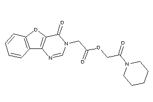 2-(4-ketobenzofuro[3,2-d]pyrimidin-3-yl)acetic Acid (2-keto-2-piperidino-ethyl) Ester