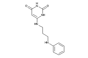 6-(3-anilinopropylamino)uracil