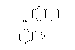 3,4-dihydro-2H-1,4-benzoxazin-6-yl(1H-pyrazolo[3,4-d]pyrimidin-4-yl)amine