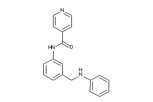 N-[3-(anilinomethyl)phenyl]isonicotinamide