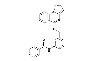 N-[3-[(pyrazolo[1,5-a]quinazolin-5-ylamino)methyl]phenyl]isonicotinamide