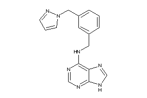 9H-purin-6-yl-[3-(pyrazol-1-ylmethyl)benzyl]amine