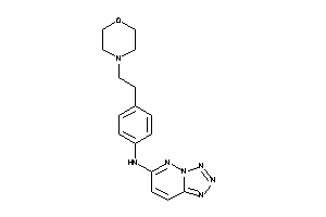 [4-(2-morpholinoethyl)phenyl]-(tetrazolo[5,1-f]pyridazin-6-yl)amine