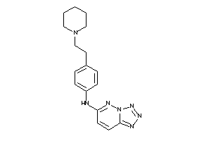 [4-(2-piperidinoethyl)phenyl]-(tetrazolo[5,1-f]pyridazin-6-yl)amine