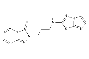2-[3-(imidazo[2,1-b][1,3,4]thiadiazol-2-ylamino)propyl]-[1,2,4]triazolo[4,3-a]pyridin-3-one