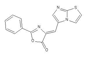 4-(imidazo[2,1-b]thiazol-5-ylmethylene)-2-phenyl-2-oxazolin-5-one