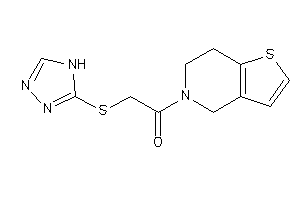 1-(6,7-dihydro-4H-thieno[3,2-c]pyridin-5-yl)-2-(4H-1,2,4-triazol-3-ylthio)ethanone