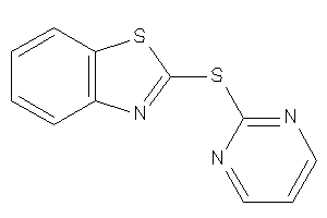 Image of 2-(2-pyrimidylthio)-1,3-benzothiazole