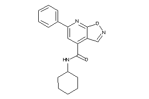 N-cyclohexyl-6-phenyl-isoxazolo[5,4-b]pyridine-4-carboxamide