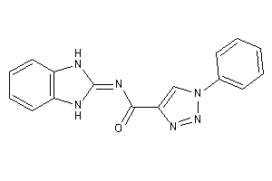Image of N-(1,3-dihydrobenzimidazol-2-ylidene)-1-phenyl-triazole-4-carboxamide