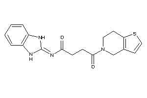 N-(1,3-dihydrobenzimidazol-2-ylidene)-4-(6,7-dihydro-4H-thieno[3,2-c]pyridin-5-yl)-4-keto-butyramide