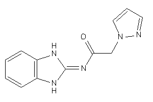 N-(1,3-dihydrobenzimidazol-2-ylidene)-2-pyrazol-1-yl-acetamide