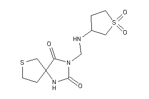 Image of 3-[[(1,1-diketothiolan-3-yl)amino]methyl]-7-thia-1,3-diazaspiro[4.4]nonane-2,4-quinone