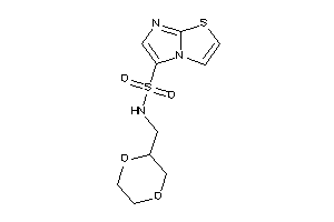 Image of N-(1,4-dioxan-2-ylmethyl)imidazo[2,1-b]thiazole-5-sulfonamide