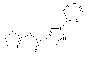 1-phenyl-N-(2-thiazolin-2-yl)triazole-4-carboxamide