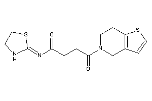 Image of 4-(6,7-dihydro-4H-thieno[3,2-c]pyridin-5-yl)-4-keto-N-thiazolidin-2-ylidene-butyramide