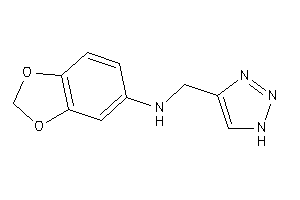 1,3-benzodioxol-5-yl(1H-triazol-4-ylmethyl)amine