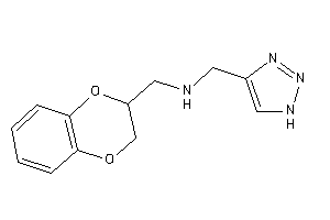 2,3-dihydro-1,4-benzodioxin-3-ylmethyl(1H-triazol-4-ylmethyl)amine