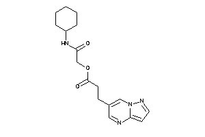 3-pyrazolo[1,5-a]pyrimidin-6-ylpropionic Acid [2-(cyclohexylamino)-2-keto-ethyl] Ester