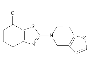 2-(6,7-dihydro-4H-thieno[3,2-c]pyridin-5-yl)-5,6-dihydro-4H-1,3-benzothiazol-7-one