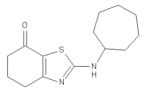 2-(cycloheptylamino)-5,6-dihydro-4H-1,3-benzothiazol-7-one