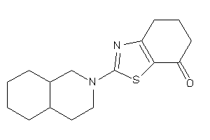 2-(3,4,4a,5,6,7,8,8a-octahydro-1H-isoquinolin-2-yl)-5,6-dihydro-4H-1,3-benzothiazol-7-one