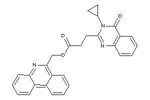 3-(3-cyclopropyl-4-keto-quinazolin-2-yl)propionic Acid Phenanthridin-6-ylmethyl Ester