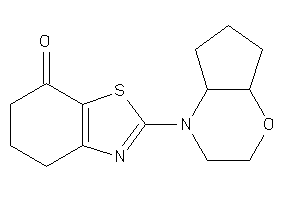 2-(3,4a,5,6,7,7a-hexahydro-2H-cyclopenta[b][1,4]oxazin-4-yl)-5,6-dihydro-4H-1,3-benzothiazol-7-one