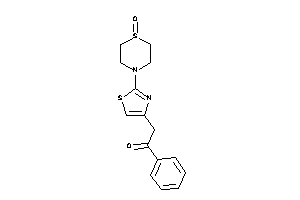 2-[2-(1-keto-1,4-thiazinan-4-yl)thiazol-4-yl]-1-phenyl-ethanone