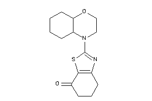 2-(2,3,4a,5,6,7,8,8a-octahydrobenzo[b][1,4]oxazin-4-yl)-5,6-dihydro-4H-1,3-benzothiazol-7-one