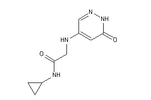 N-cyclopropyl-2-[(6-keto-1H-pyridazin-4-yl)amino]acetamide