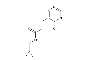 N-(cyclopropylmethyl)-3-(6-keto-1H-pyrimidin-5-yl)propionamide