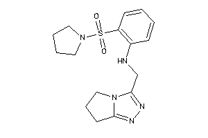 6,7-dihydro-5H-pyrrolo[2,1-c][1,2,4]triazol-3-ylmethyl-(2-pyrrolidinosulfonylphenyl)amine