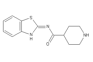 N-(3H-1,3-benzothiazol-2-ylidene)isonipecotamide