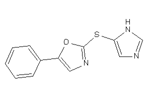 2-(1H-imidazol-5-ylthio)-5-phenyl-oxazole