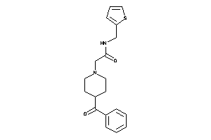 2-(4-benzoylpiperidino)-N-(2-thenyl)acetamide