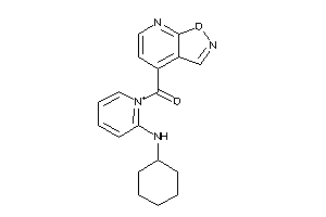 [2-(cyclohexylamino)pyridin-1-ium-1-yl]-isoxazolo[5,4-b]pyridin-4-yl-methanone