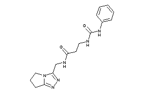 N-(6,7-dihydro-5H-pyrrolo[2,1-c][1,2,4]triazol-3-ylmethyl)-3-(phenylcarbamoylamino)propionamide